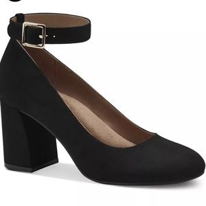 Ankle-strap Dress Pumps